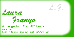 laura franyo business card